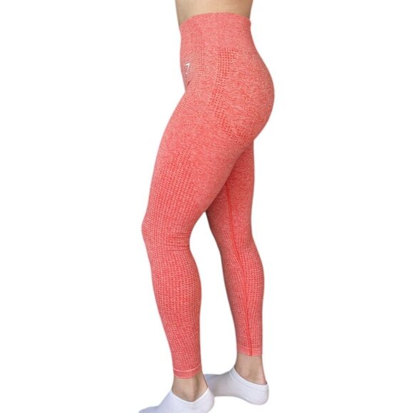 Gymshark Coral Vital Seamless Leggings Women Size Small - Picture 2 of 6